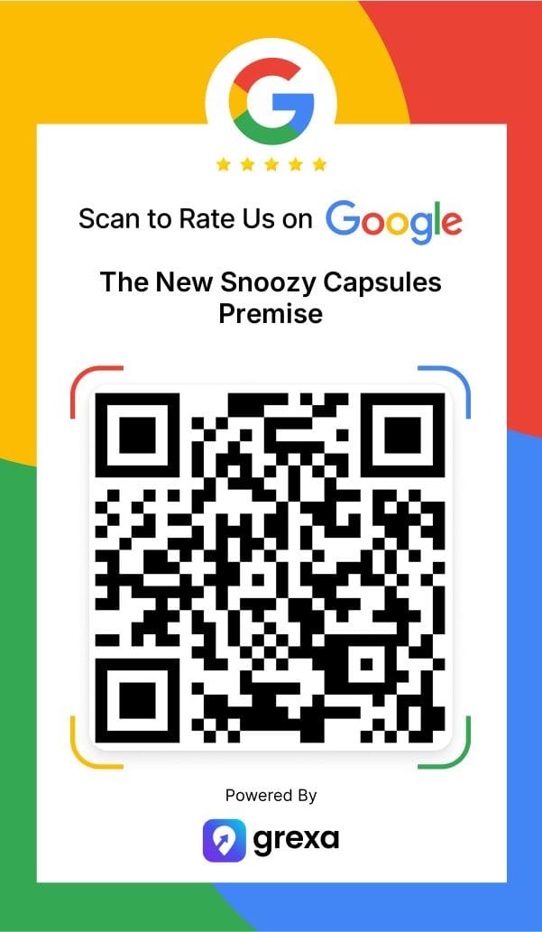QR code to review The New Snoozy Capsules Premise on Google